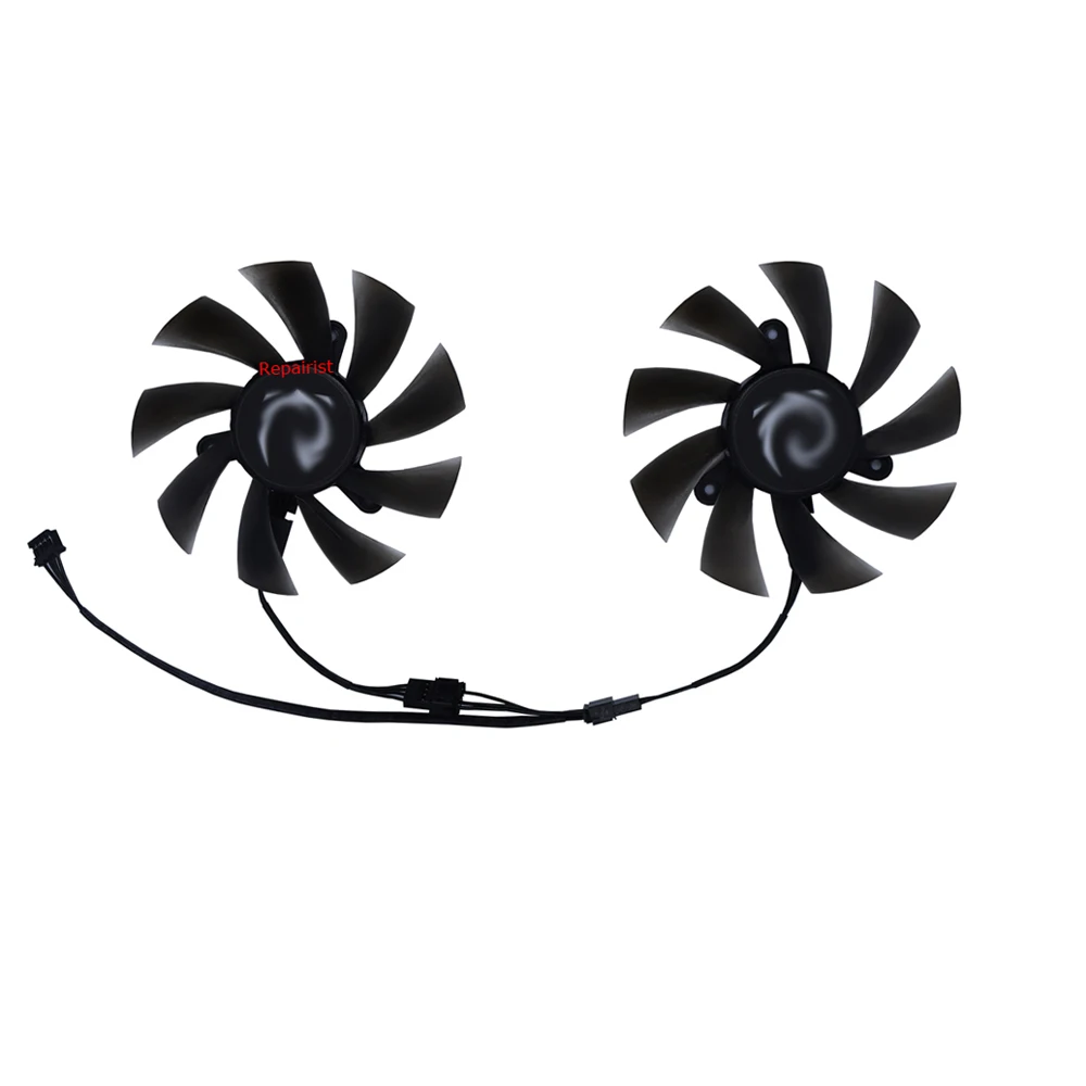 Rx 580 8Gb 2048Sp Gpu - 2Pcs/Set,PLA09215B12H,GPU Graphics Card Fan,GA92S2H,Video Cooler,For ELSA