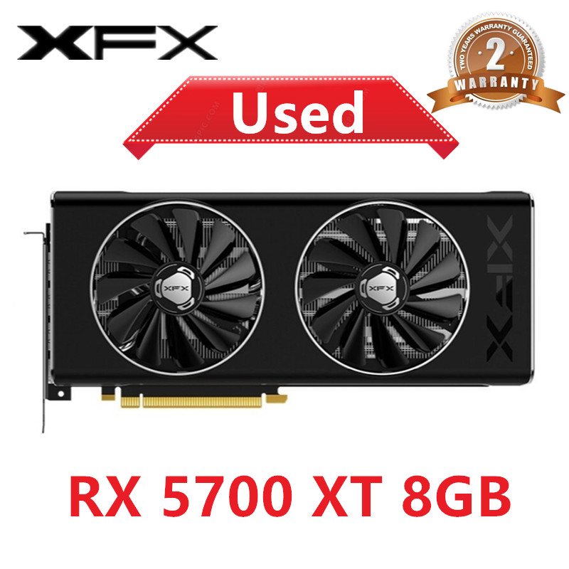 Rx 5700 Xt 8Gb Video Card - XFX RX 5700XT RX5700 XT 8GB
