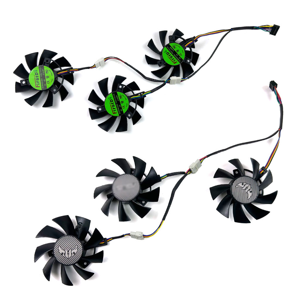 Rx 5700 Xt 8Gb Video Card - NEW Cooling Fan 75mm 7pin FD8015U12D