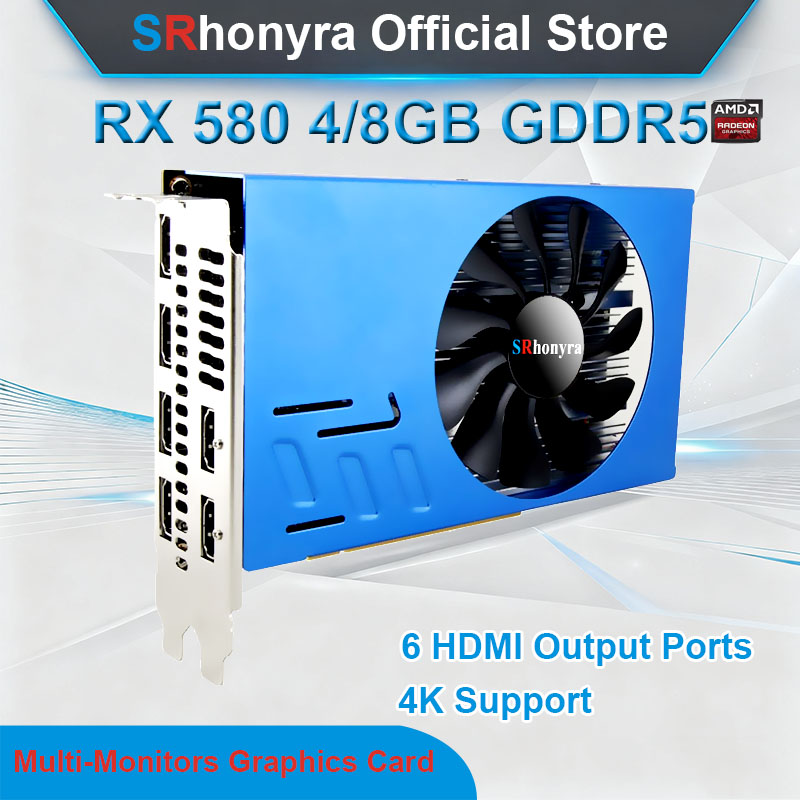 SRhonyra AMD RX580 4/8GB Graph - огляд і ціна Rx 580 8Gb 2048Sp Gpu