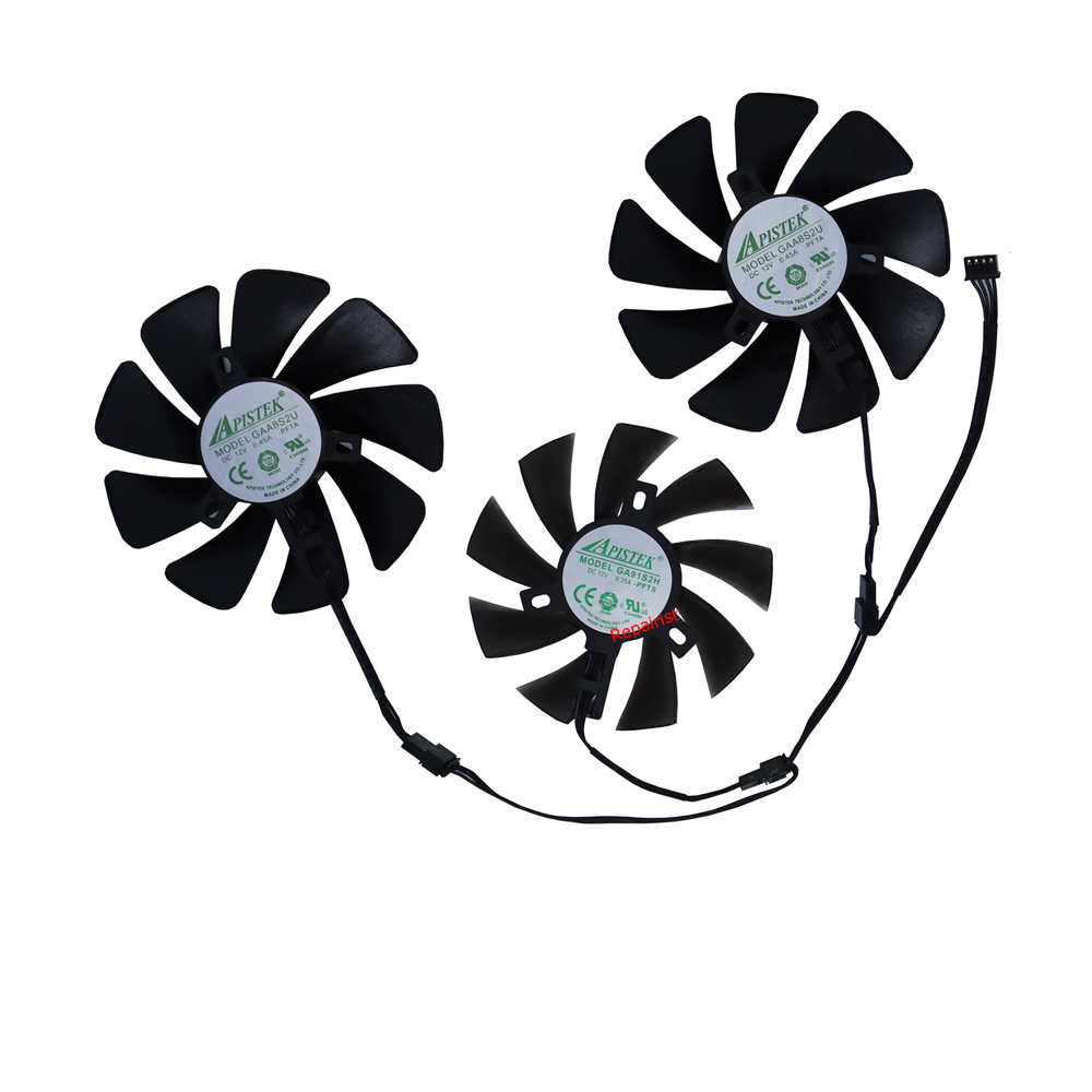 3Pcs/Set,DIY GAA8S2U GA91S2H,G - огляд і ціна Rx 6700 Xt 12Gb Graphics Card