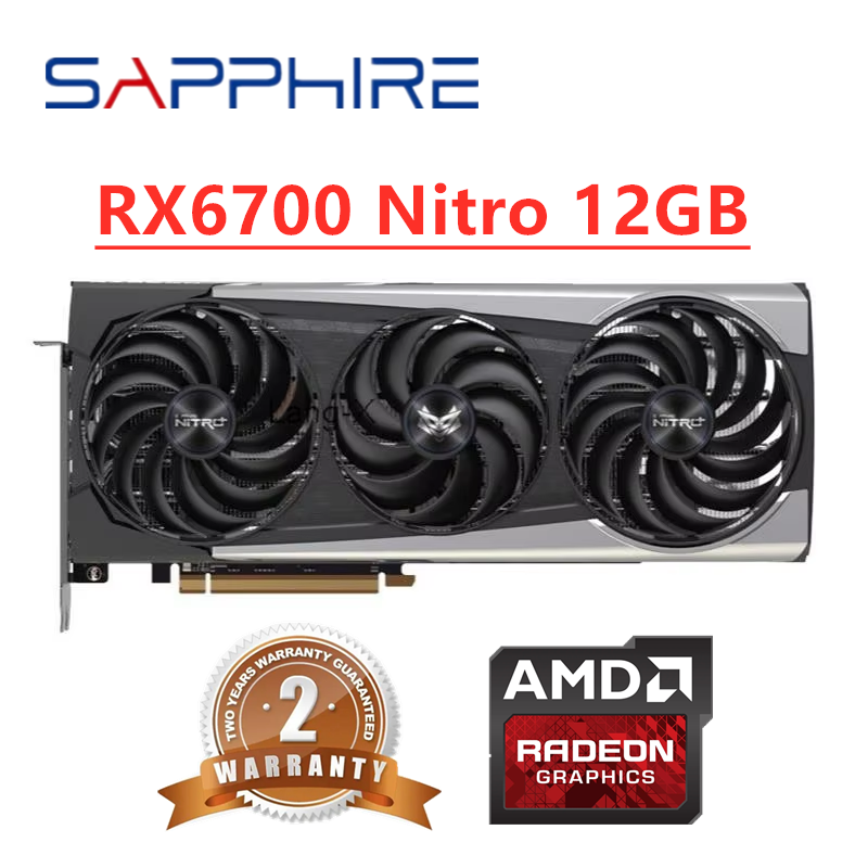 GPU Sapphire RX 6700 XT 6700XT - огляд і ціна Rx 6700 Xt 12Gb Graphics Card