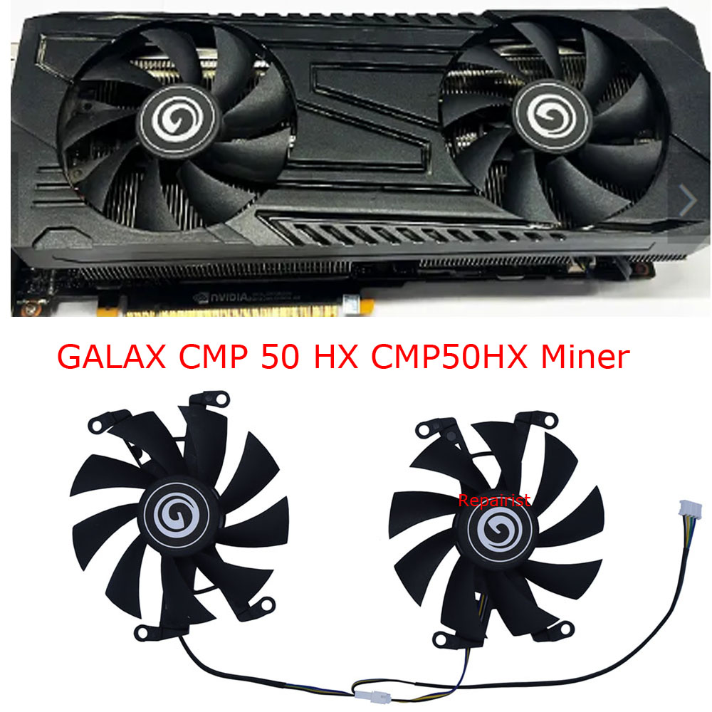 2Pcs/Set,85MM Diameter,Video C - огляд і ціна Cmp 50Hx Mining Card