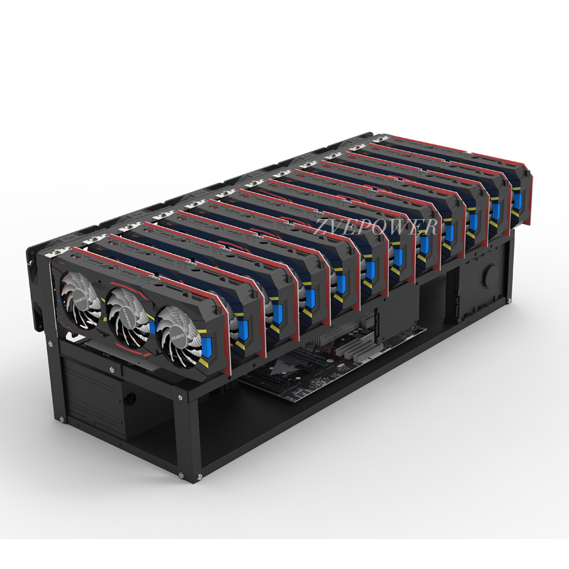 Customization Support Computer - огляд і ціна 12 Gpu Open Air Frame Case