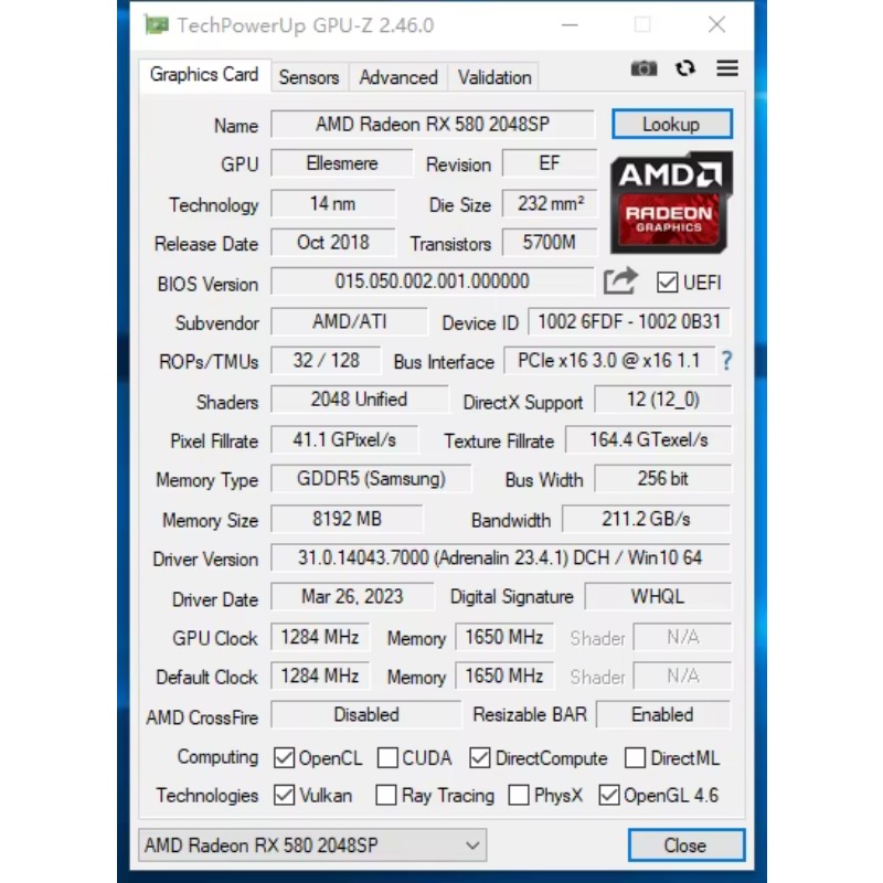 Hongyi DIY Graphic Card RX 580 - огляд і ціна Rx 580 8Gb 2048Sp Gpu