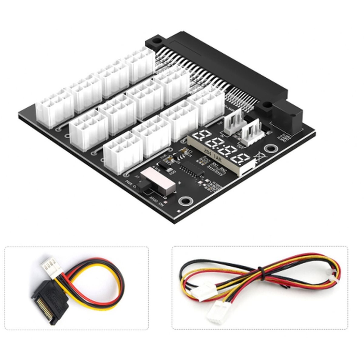 NEW FACTORY~12 Ports PCIe 6Pin - огляд і ціна 2400W Server Psu Breakout Board