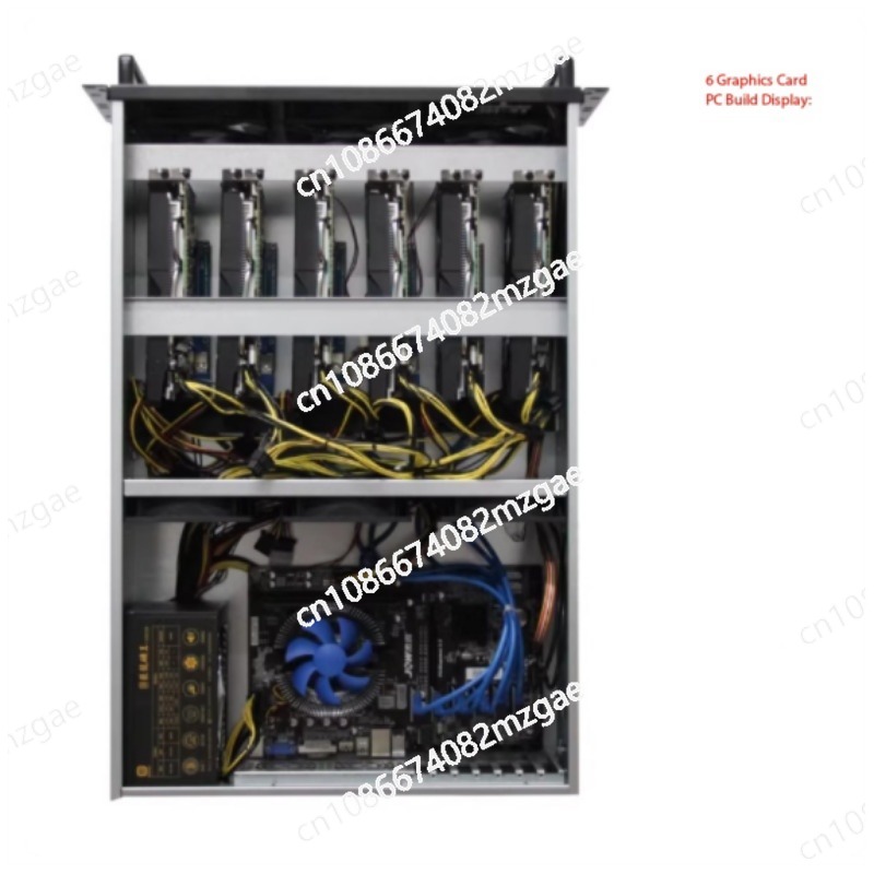 4U multi-graphics card chassis - огляд і ціна 8 Gpu 4U Server Chassis