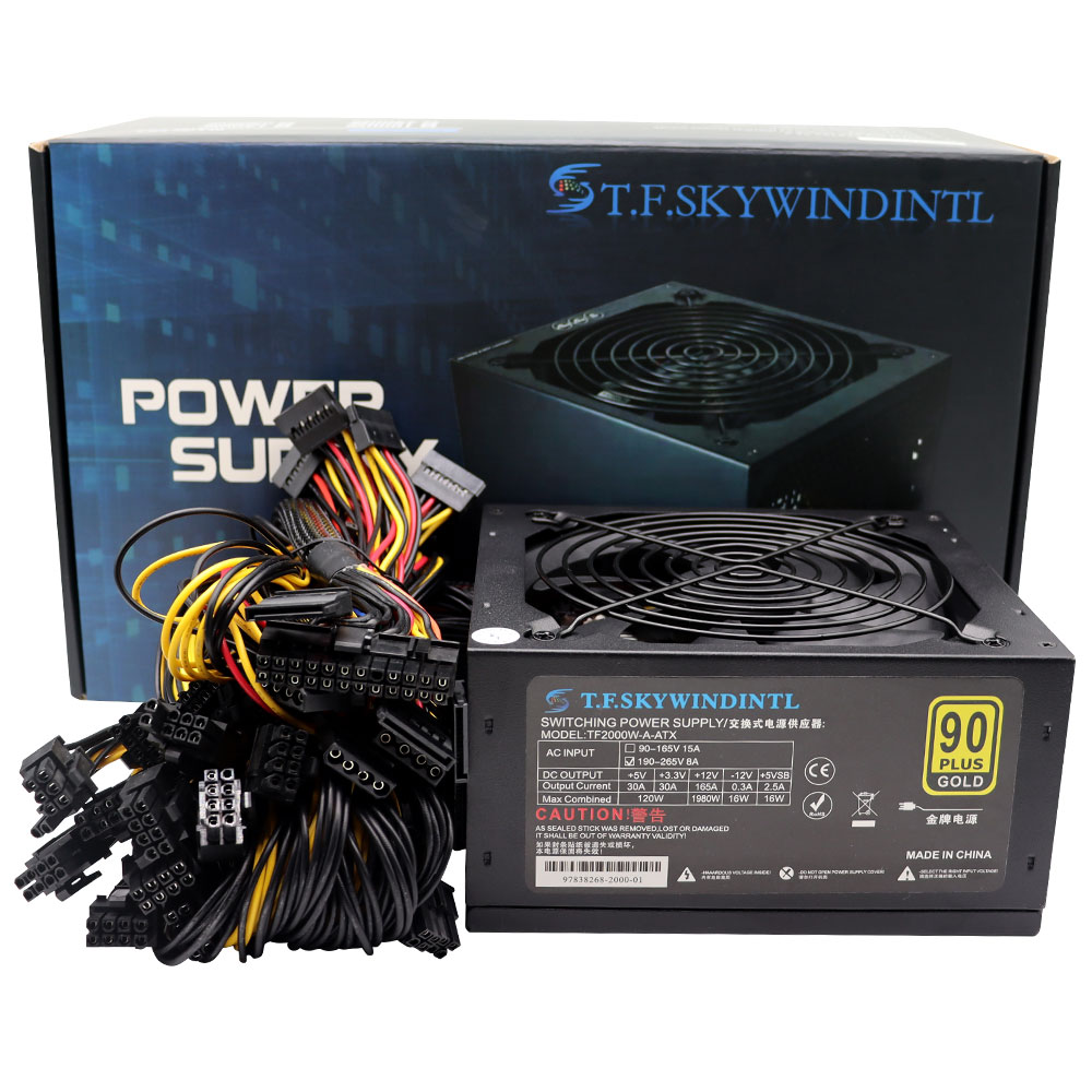 T.F.SKYWINDINL 2000W ATX PC Po - огляд і ціна 2000W Atx Mining Power Supply