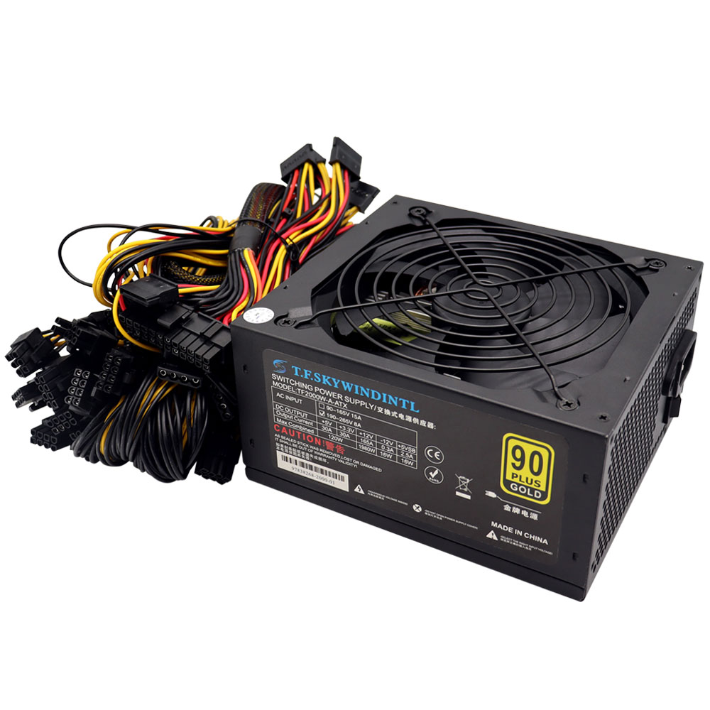 T.F.SKYWINDINL 2000W ATX PC Po - огляд і ціна 2000W Atx Mining Power Supply