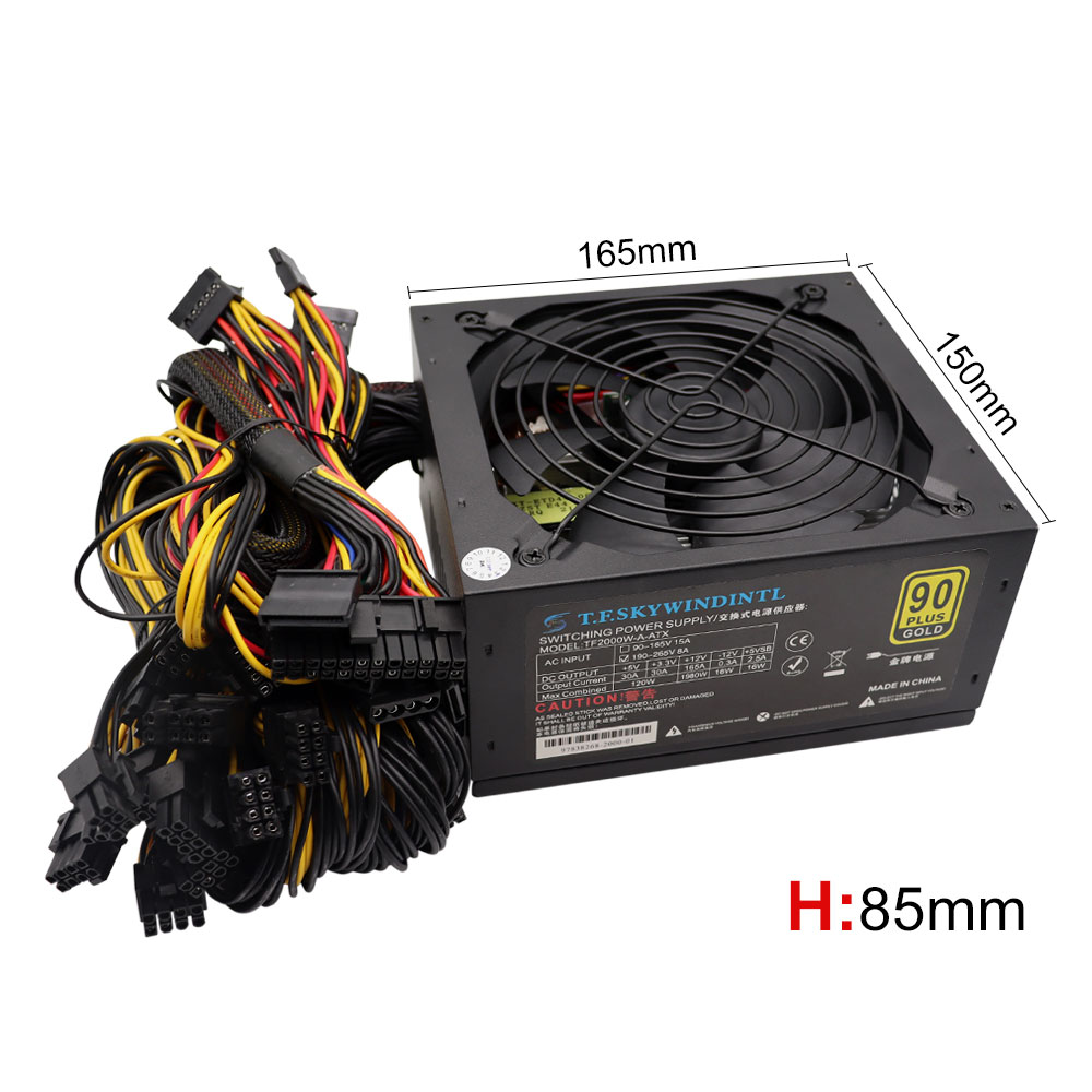 T.F.SKYWINDINL 2000W ATX PC Po - огляд і ціна 2000W Atx Mining Power Supply