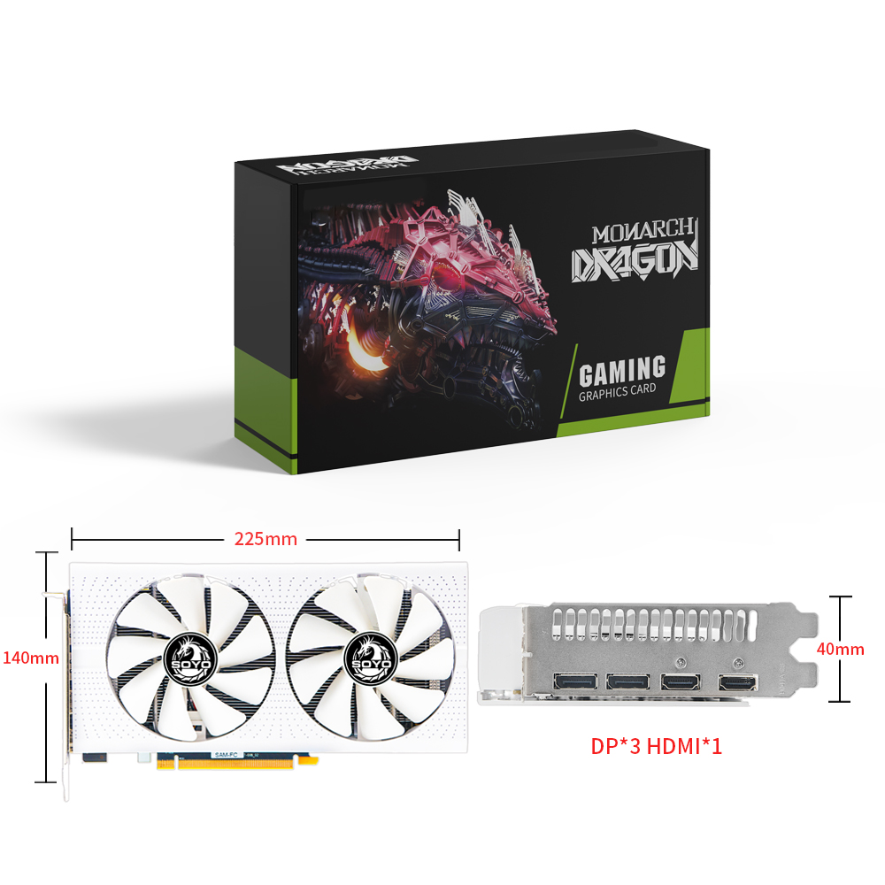 SOYO AMD Radeon RX580 8GB Grap - огляд і ціна Rx 580 8Gb 2048Sp Gpu