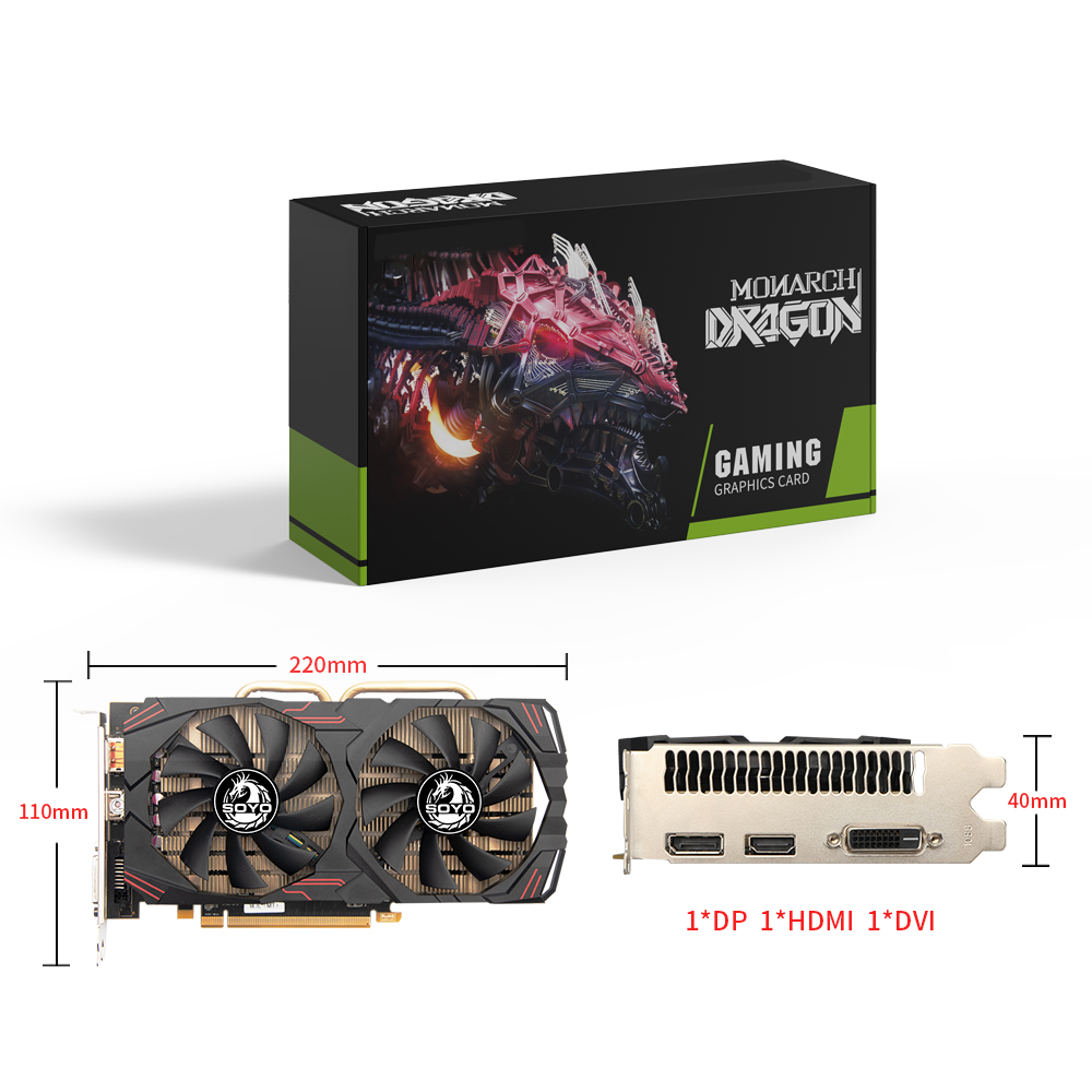 SOYO AMD Radeon RX580 8GB Grap - огляд і ціна Rx 580 8Gb 2048Sp Gpu